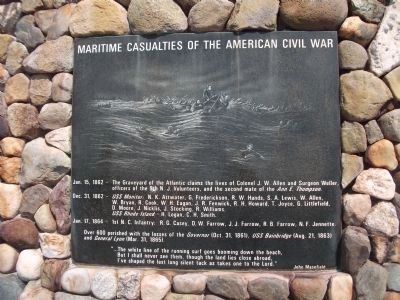 Maritime Casualties of the American Civil War Marker image. Click for full size.