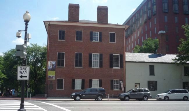 View of the Decatur House from across H. Street image. Click for full size.