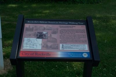 Dr. James Anderson House Marker image. Click for full size.