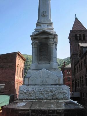 The Soldiers and Sailors Monument Marker. Click for full size. The Soldiers and Sailors Monument Marker image. Click for full size.