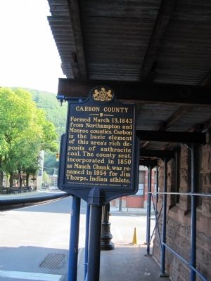 Carbon County Marker image. Click for full size.
