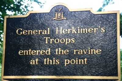 General Herkimer's Troops Marker image. Click for full size.