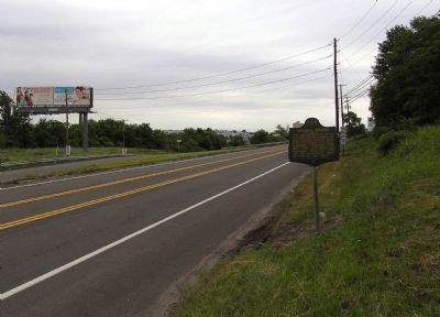 Wide view of the Wilkes-Barre Marker. Click for full size. Wide view of the Wilkes-Barre Marker image. Click for full size.