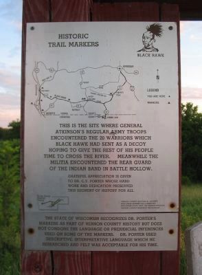 Historic Trail Markers Sign image. Click for full size.
