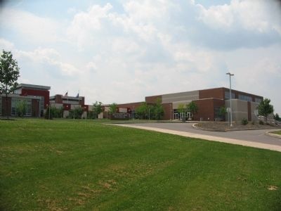 Bellefonte Area High School - The school occupies the site of the air mail field. image. Click for more information.