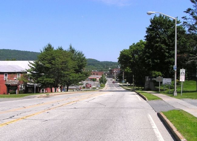 Wide view of the Vermont Marker. Click for full size. Wide view of the Vermont Marker image. Click for full size.