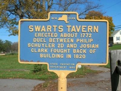 Swarts Tavern Marker. Click for full size. Swarts Tavern Marker image. Click for full size.