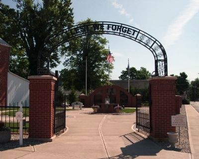 Entrance View - - Veterans Garden of Memories Marker image. Click for full size.