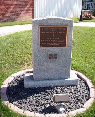 Full View - - Pvt. William Zion USMC Marker. Click for full size. Full View - - Pvt. William Zion USMC Marker image. Click for full size.