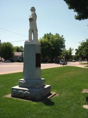 Civil War Memorial - Shelby County Indiana Marker image. Click for full size.