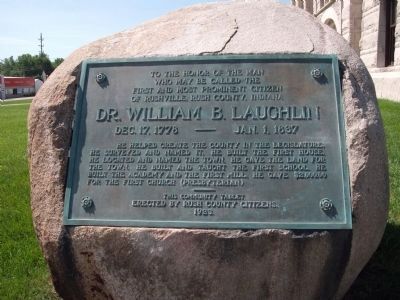 Dr. William B. Laughlin Marker image. Click for full size.