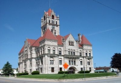 Rush County Courthouse image. Click for full size.