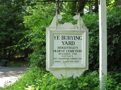 Ye Burying Yard Marker image. Click for full size.