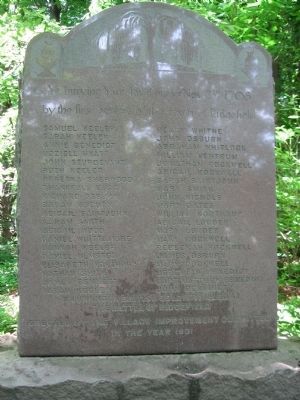 The Stone Monument in Ye Burying Yard image. Click for full size.