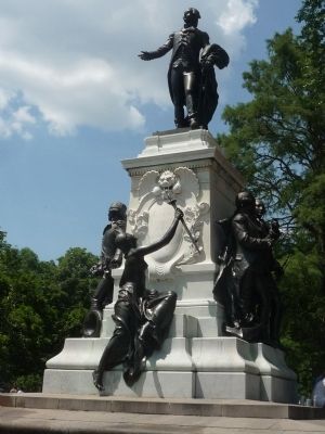 General Lafayette and his Compatriots Memorial image. Click for full size.