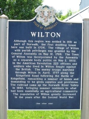Wilton Marker image. Click for full size.