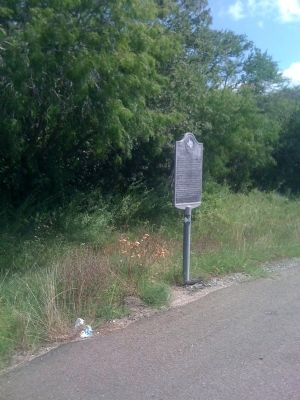 Medio Creek Marker. Click for full size. Medio Creek Marker image. Click for full size.