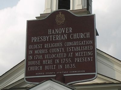 Hanover Presbyterian Church Marker image. Click for full size.
