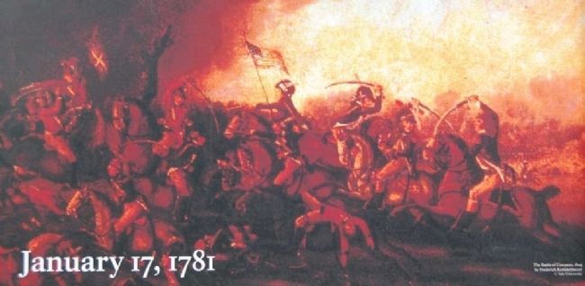<i>The Battle of Cowpens</i> (1809). Click for full size. <i>The Battle of Cowpens</i> (1809) image. Click for full size.