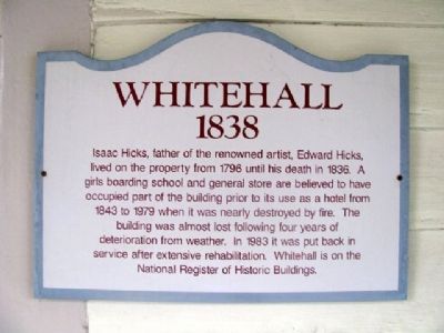 Whitehall Marker image. Click for full size.