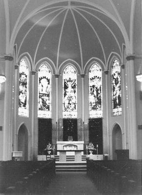 St. Peter's Roman Catholic Church, altar image. Click for full size.