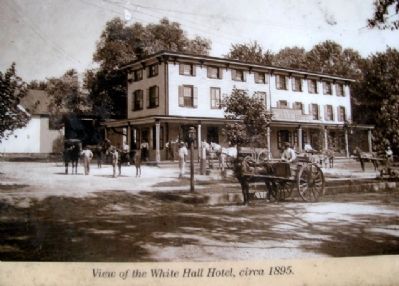 White Hall Photo on Marker image. Click for full size.