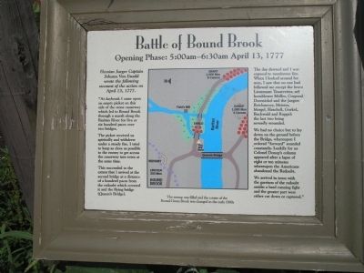 Battle of Bound Brook Marker image. Click for full size.