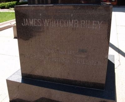 James Whitcomb Riley Marker image. Click for full size.