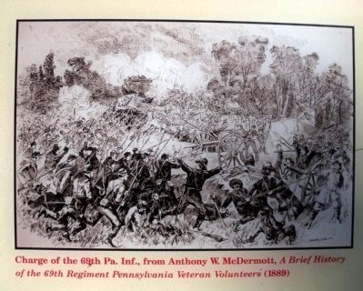 Charge of the 69th Pennsylvania Infantry image. Click for full size.