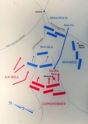Battle of Glendale Map image. Click for full size.