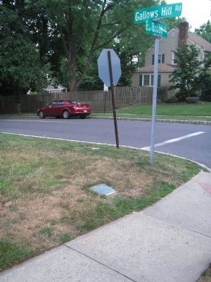 Gallows Hill Marker. Click for full size. Gallows Hill Marker image. Click for full size.