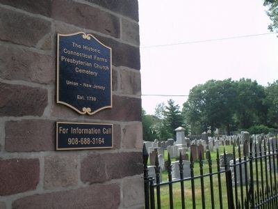 The Historic Connecticut Farms Presbyterian Church Cemetery image. Click for full size.