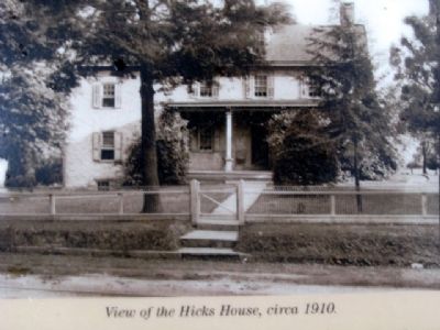 Photo of Hicks House on Marker image. Click for full size.