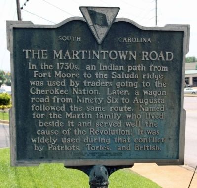 The Martintown Road Marker (original) image. Click for full size.
