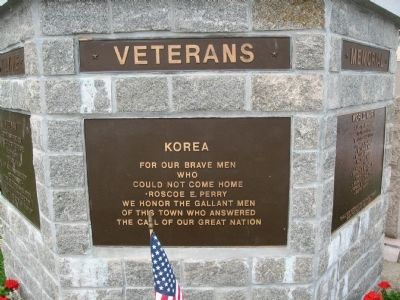 East Lyme Veterans Memorial. Click for full size. East Lyme Veterans Memorial image. Click for full size.