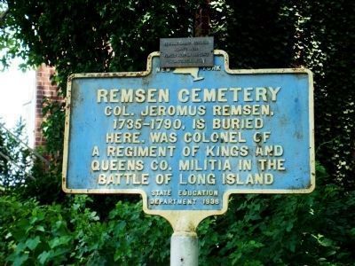 Remsen Cemetery Marker image. Click for full size.