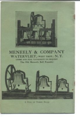 Meneely Foundry Promotional Literature image. Click for full size.