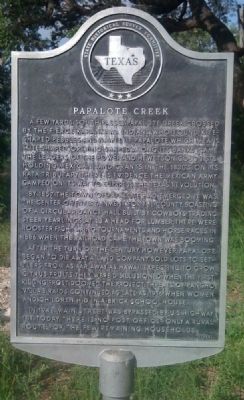 Papalote Creek Marker image. Click for full size.
