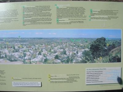 A Panoramic View of American History Marker - Right image. Click for full size.