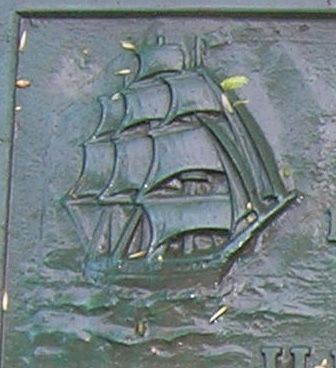 Arrowhead Home of Herman Melville Marker - Detail. Click for full size. Arrowhead Home of Herman Melville Marker - Detail image. Click for full size.