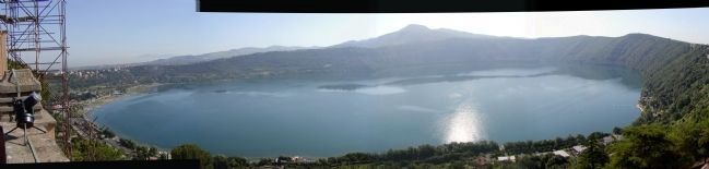 Panoramic View of Lake Albano image. Click for full size.