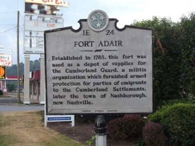 Fort Adair Marker image. Click for full size.