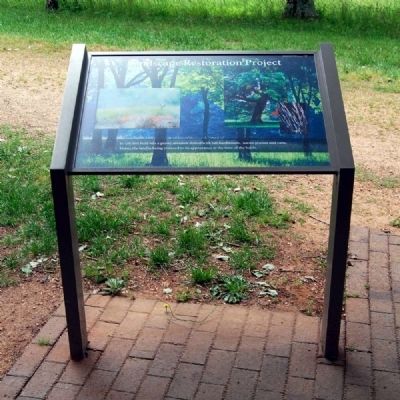 Landscape Restoration Project Marker image. Click for full size.