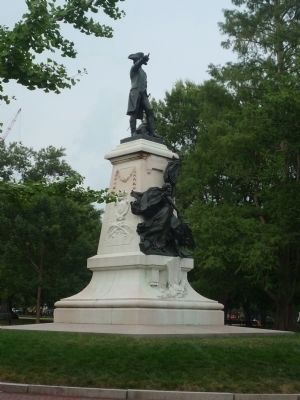 Other monunents in Lafayette Square: "Rochambeau" image. Click for full size.