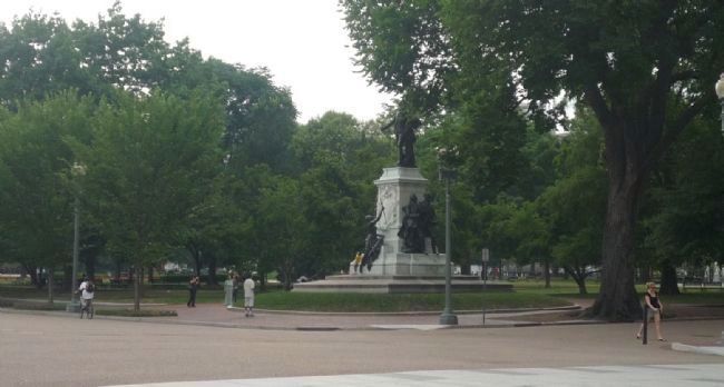 General Lafayette and his Compatriots Memorial image. Click for full size.