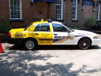 Police Car, part-time cab image. Click for full size.
