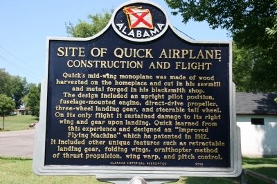 Site of Quick Airplane Marker (Side B) image. Click for full size.