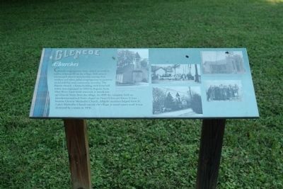 Glencoe - Churches Marker image. Click for full size.