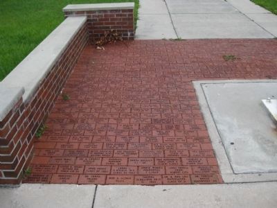 Memorial bricks from Thomas Jefferson High School Alumni image. Click for full size.