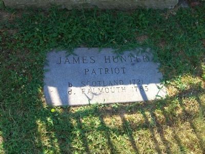 James Hunter Grave Marker image. Click for full size.